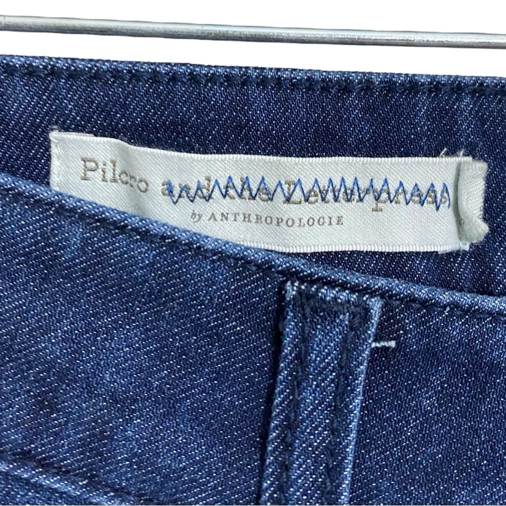 Anthropologie Pilcro and the Letterpress Dark Wash High Rise Denim Legging Sz 27 - Picture 4 of 8